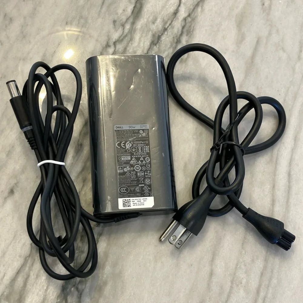 OEM Dell Black Power Adapter with Cables cord charger supply